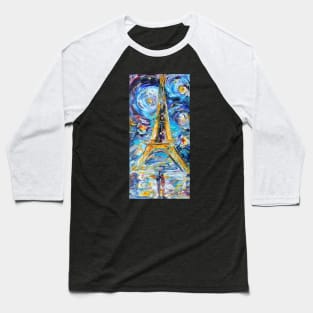 Eiffel Tower Baseball T-Shirt